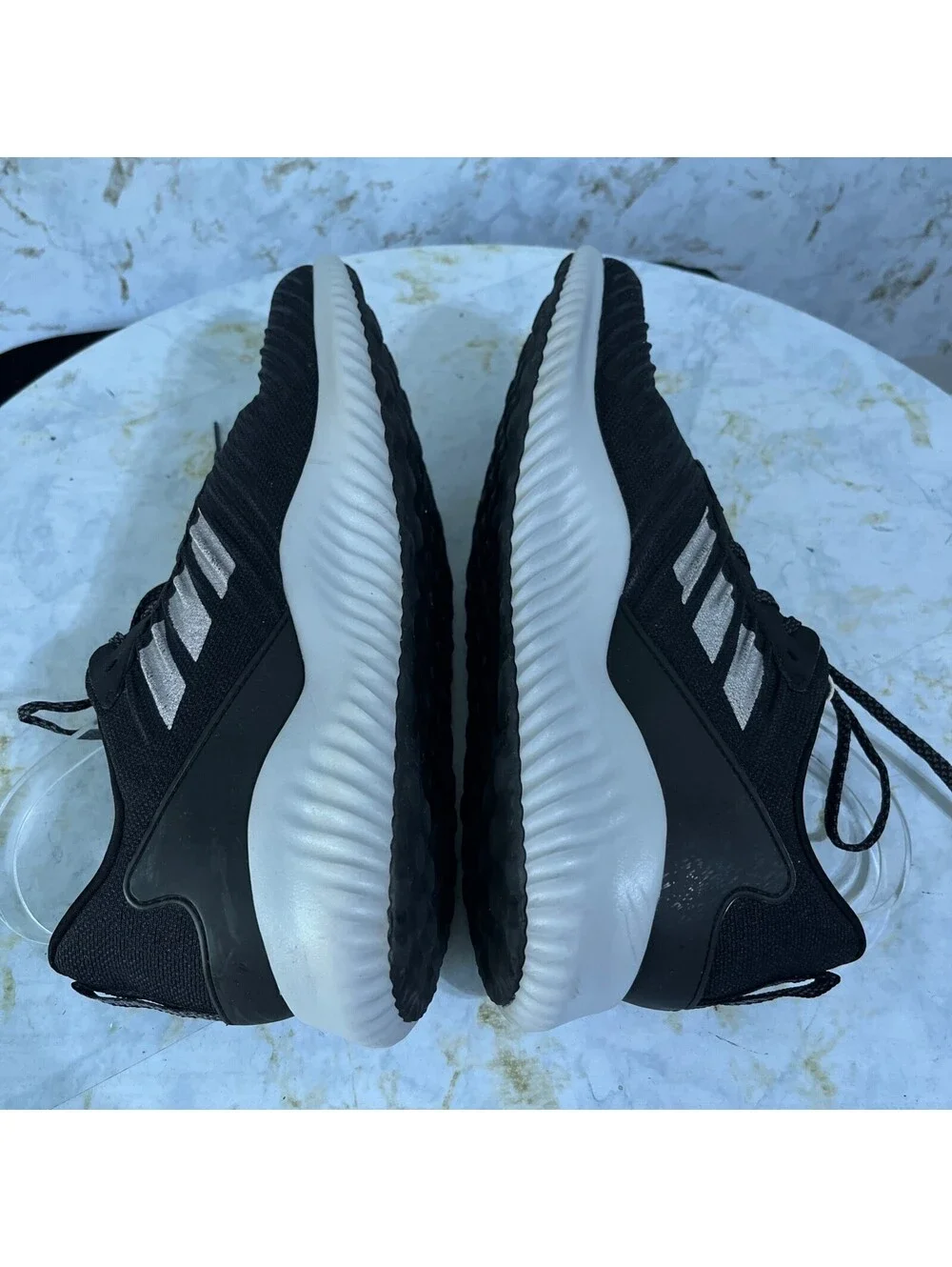 Adidas Alphabounce RC Men's Size 12 Running Shoes Black Gray Athletic Sneakers